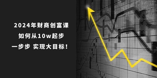 2024年 财商-创富课：如何从10w起步，一步步 实现大目标！-雲鼎文化传媒