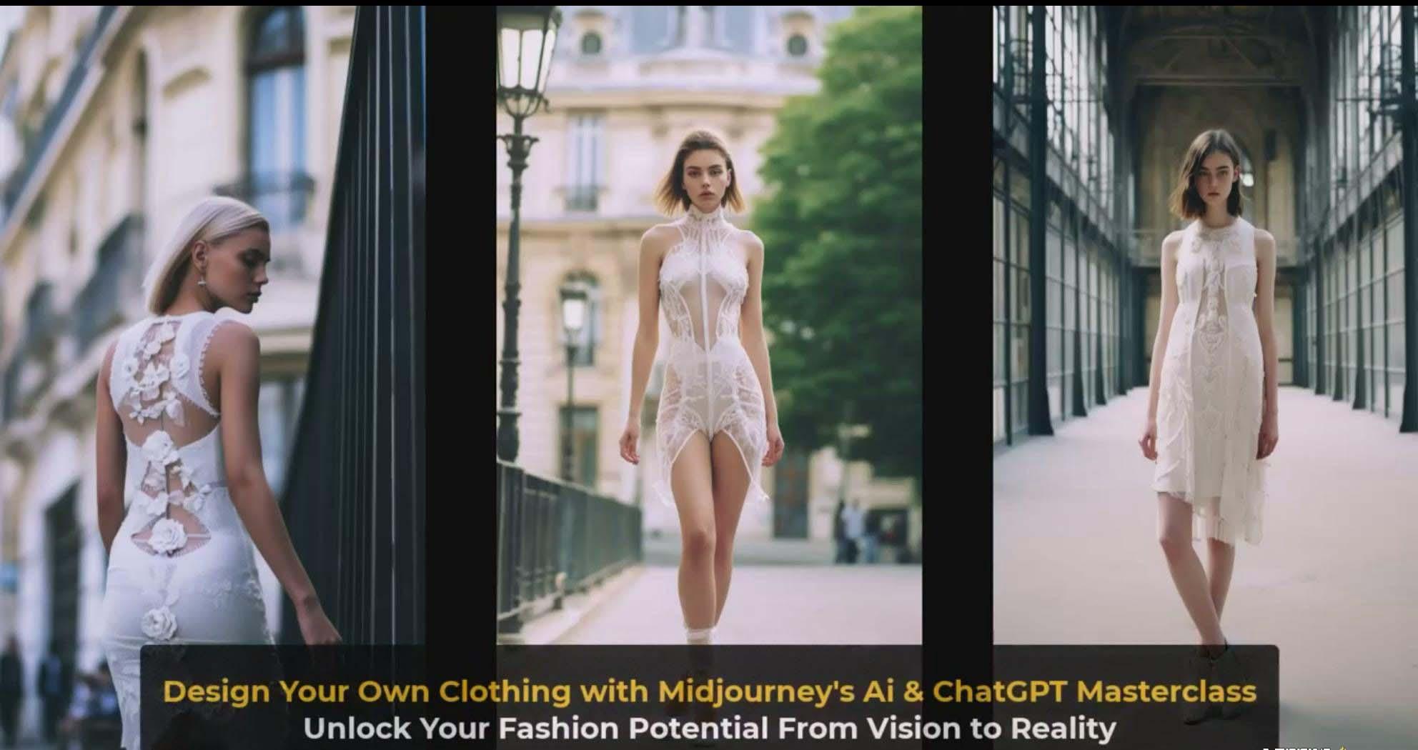 图片[4]-利用 Midjourneys Ai 人工智能设计自己的服装AI大师班-10节课-中英字幕-雲鼎文化传媒