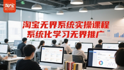 淘宝无界系统实操课程，系统化学习无界推广-雲鼎文化传媒
