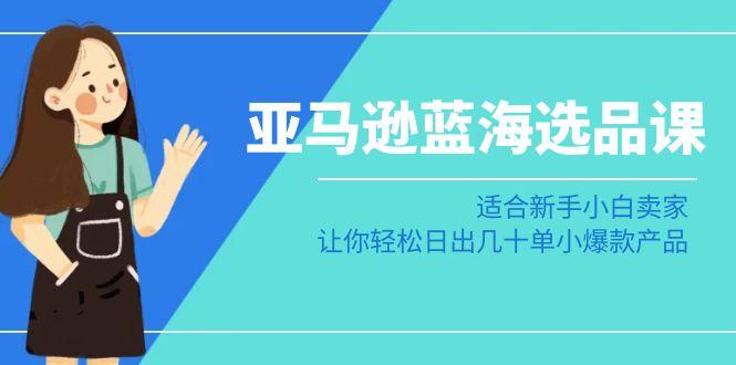 亚马逊-蓝海选品课：适合新手小白卖家，让你轻松日出几十单小爆款产品-雲鼎文化传媒