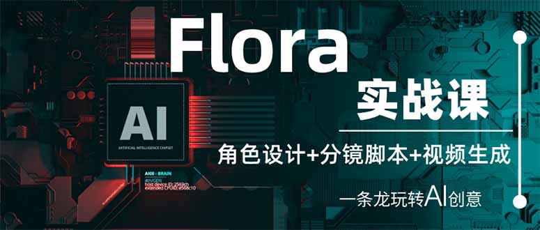 Flora实战课：角色设计+分镜脚本+视频生成，一条龙玩转AI创意-雲鼎文化传媒