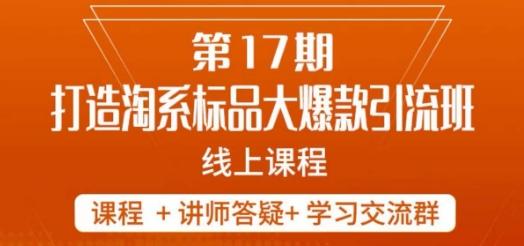 南掌柜-第17期打造淘系标品大爆款，5天线上课-雲鼎文化传媒