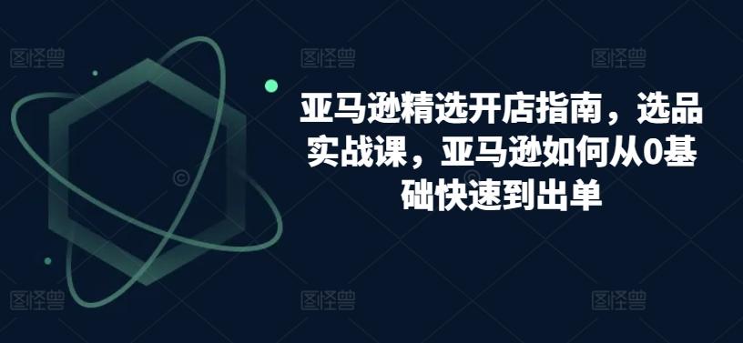 亚马逊精选开店指南，选品实战课，亚马逊如何从0基础快速到出单-雲鼎文化传媒