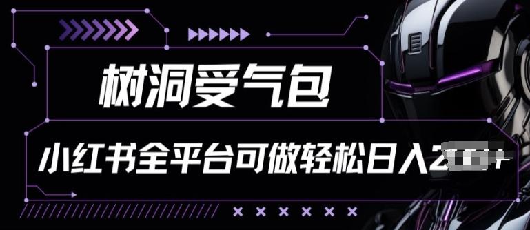 小红书等全平台树洞受气包项目，轻松日入一两张【揭秘】-雲鼎文化传媒
