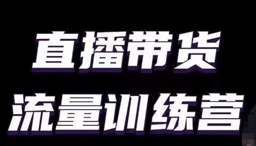 直播带货流量训练营，小白主播必学直播课-雲鼎文化传媒