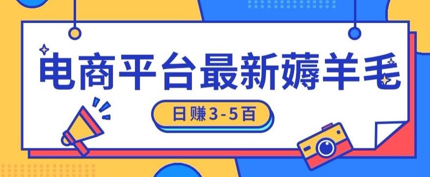 日赚300-500的电商平台薅羊毛新玩法，可重复操作，小白也可简单上手-雲鼎文化传媒