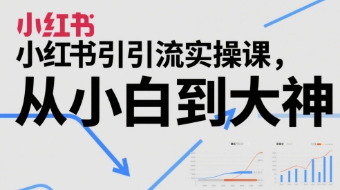 小红书引流实操课，从小白到大神-雲鼎文化传媒