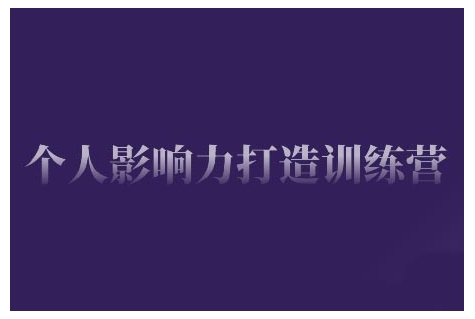 个人影响力打造训练营，掌握公域引流、私域运营、产品定位等核心技能，实现从0到1的个人IP蜕变-雲鼎文化传媒
