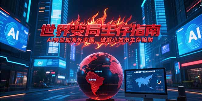 付费文章《世界变局生存指南，AI转型加海外突围，破解小城市生存陷阱》-雲鼎文化传媒
