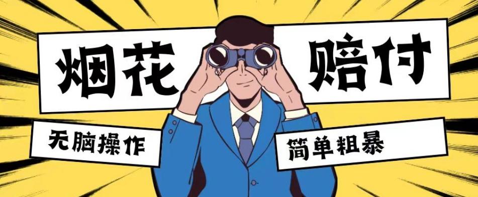 最新蓝海玩法，烟花爆竹赔付，单订单赔付200-500无脑操作【仅揭秘】-雲鼎文化传媒