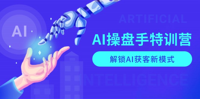 AI-操盘手特训营，解锁AI获客新模式，全面掌握AI商业应用与提示词技巧-雲鼎文化传媒