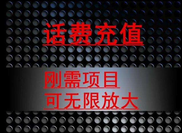 最新蓝海项目，刚需赛道，95折充话费月入5位数-雲鼎文化传媒