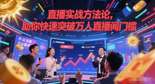 直播实战方法论，助你快速突破万人直播间门槛-雲鼎文化传媒