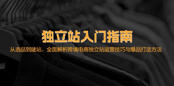 独立站入门指南：从选品到建站，全面解析跨境电商独立站运营技巧与爆品…-雲鼎文化传媒