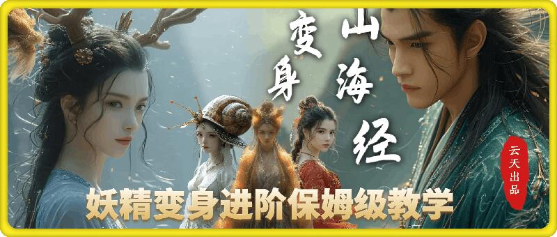 云天AI山海经变身视频教程，妖精变身进阶保姆级教学-雲鼎文化传媒