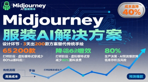AI在服装领域的运用，使用midjourney做服装辅助企业降低成本-雲鼎文化传媒