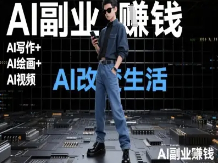 AI改变生活(Ai写作+AI绘画+Ai视频)，AI副业挣钱-雲鼎文化传媒
