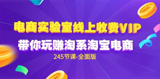 (9859期)电商-实验室 线上收费VIP，带你玩赚淘系淘宝电商(245节课-全面版)-雲鼎文化传媒