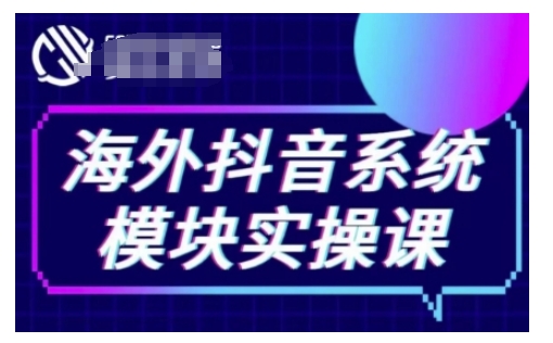海外抖音Tiktok系统模块实操课，TK短视频带货，TK直播带货，TK小店端实操等-雲鼎文化传媒
