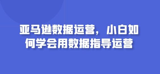 亚马逊数据运营，小白如何学会用数据指导运营-雲鼎文化传媒