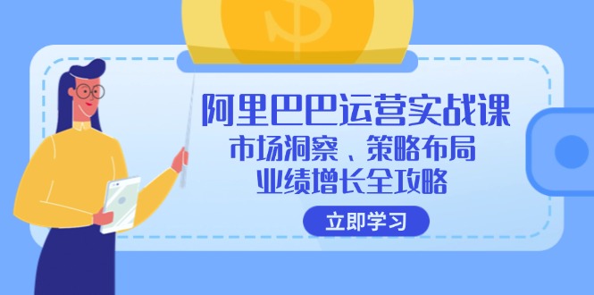 阿里巴巴运营实战课：市场洞察、策略布局、业绩增长全攻略-雲鼎文化传媒