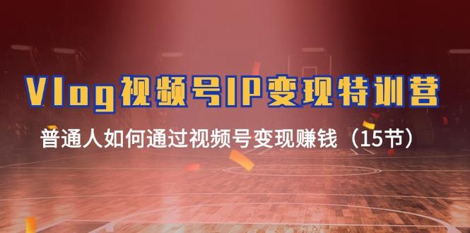Vlog 视频号IP变现特训营，普通人如何通过视频号变现赚钱(15节-雲鼎文化传媒