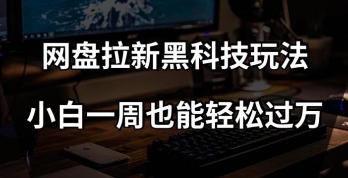 网盘拉新黑科技玩法，小白一周也能轻松过万【全套视频教程+黑科技】【揭秘】-雲鼎文化传媒