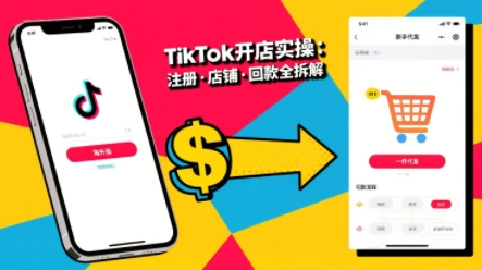 TikTok从开店到投流的进阶课，从基础实操到高阶技巧一网打尽-雲鼎文化传媒