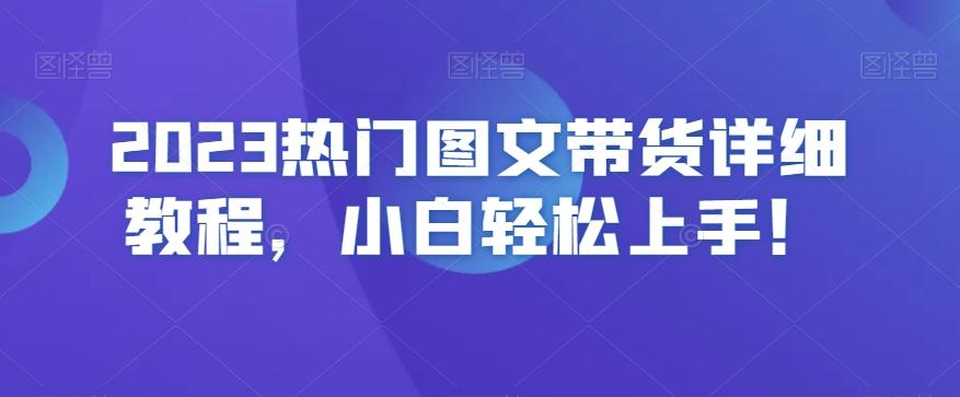 2023热门图文带货详细教程，小白轻松上手！-雲鼎文化传媒