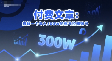 付费文章：拆解一个年入300W的喜马拉雅账号-雲鼎文化传媒