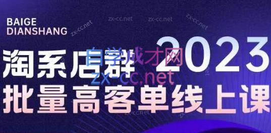 白戈电商·23年淘系批量高客单+24年全域电商矩阵-雲鼎文化传媒