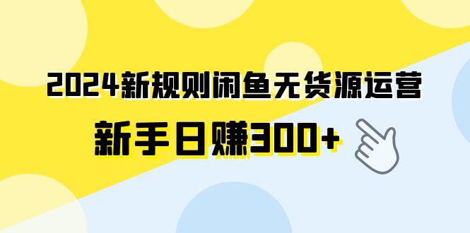 (9522期)2024新规则闲鱼无货源运营新手日赚300+-雲鼎文化传媒