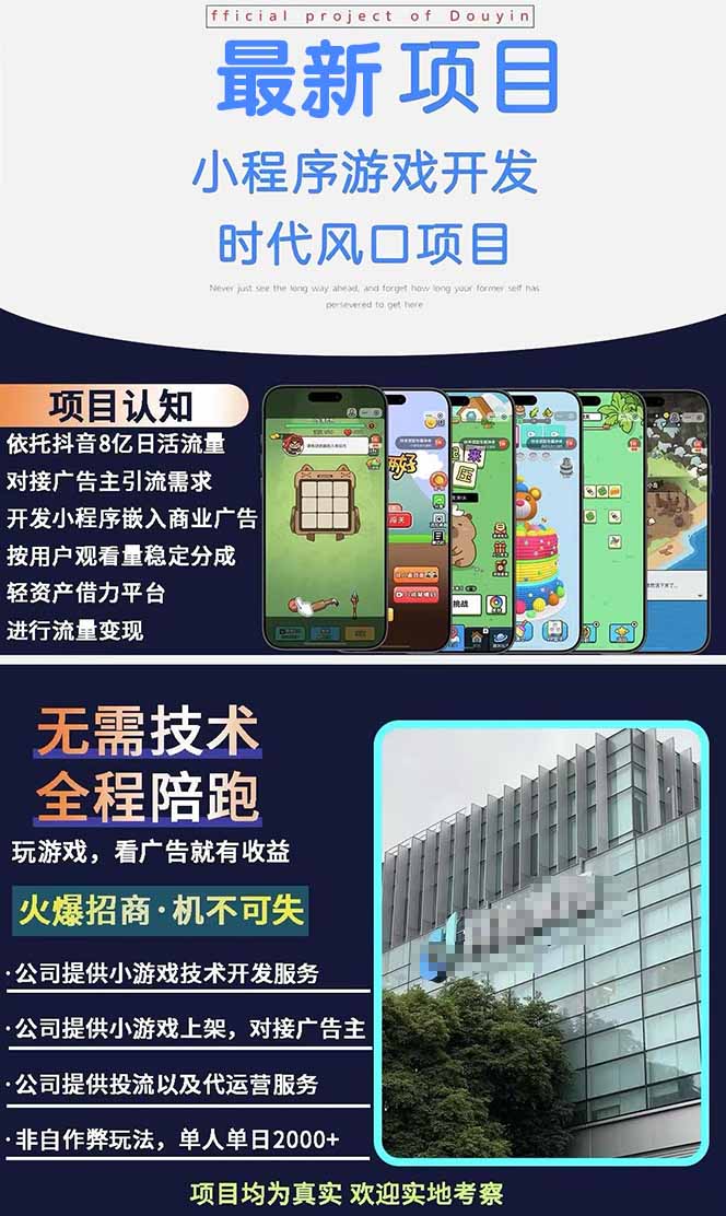 图片[1]-2025最热抖音项目 Ai时代风口项目小程序游戏开发 实测单个游戏日收入1800+-雲鼎文化传媒