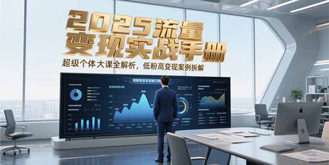 2025流量变现实战手册，超级个体大课全解析，低粉高变现案例拆解-雲鼎文化传媒