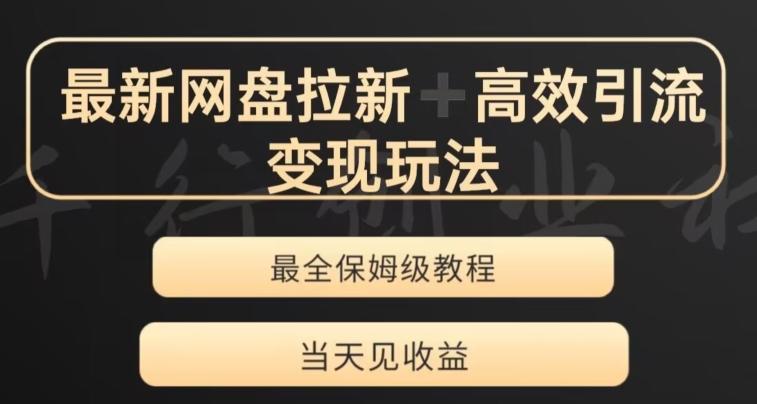 最新最全夸克网盘拉新变现玩法，多种裂变，举一反三变现玩法【揭秘】-雲鼎文化传媒