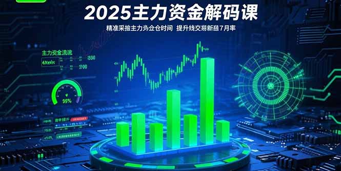 2025主力资金解码课：精准捕捉主力建仓时机，提升短线交易胜率(更新7月-雲鼎文化传媒