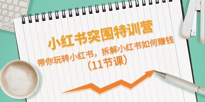 小红书突围特训营，拆解小红书如何赚钱，带你玩转小红书(11节课)-雲鼎文化传媒