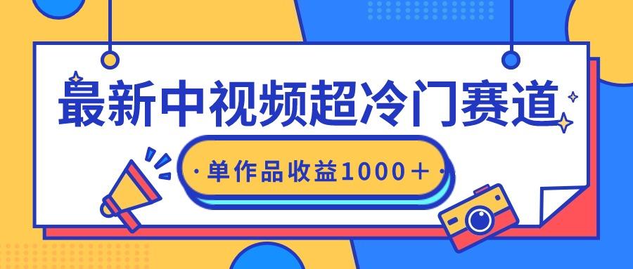 (9275期)最新中视频超冷门赛道，轻松过原创，单条视频收益1000＋-雲鼎文化传媒