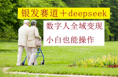 银发赛道+deepseek数字人全域变现，小白也能操作-雲鼎文化传媒