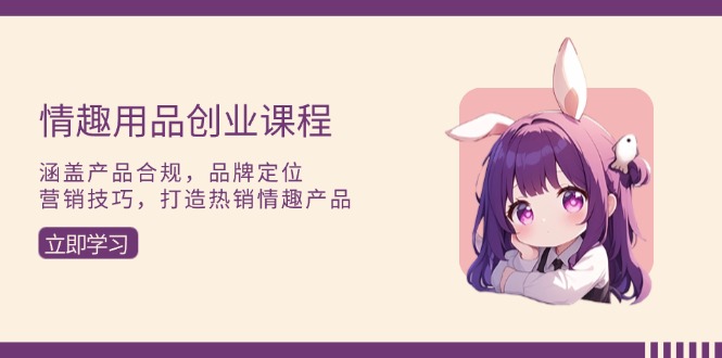 情趣用品创业课程：涵盖产品合规，品牌定位，营销技巧，打造热销情趣产品-雲鼎文化传媒