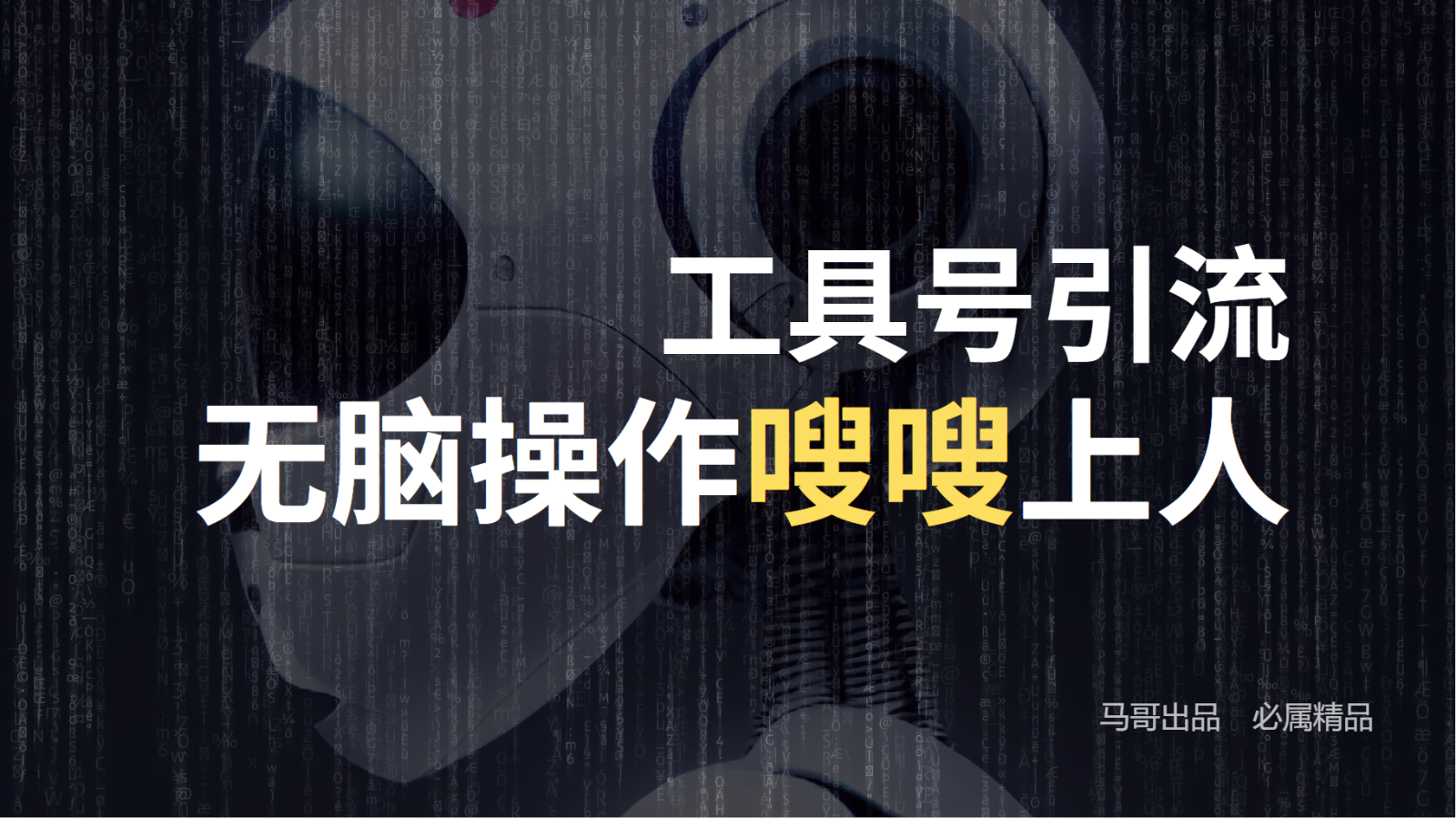 工具号高效引流法，嗖嗖上人，日引1000+，直接搬运，无脑操作-雲鼎文化传媒