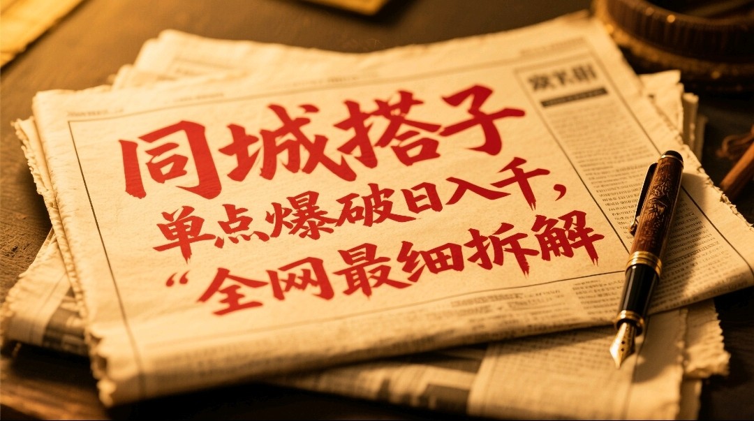 同城搭子群19.9单点爆破日入千，搭子组局月入万，全网最细拆解-雲鼎文化传媒
