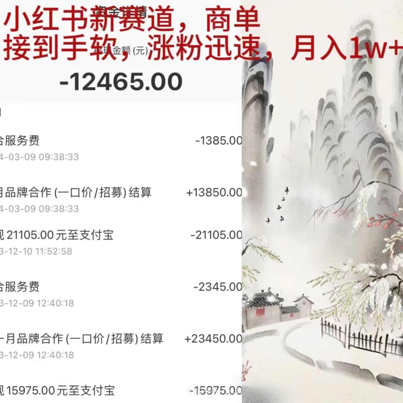 (9476期)小红书新赛道，商单接到手软，涨粉迅速，月入1w+-雲鼎文化传媒