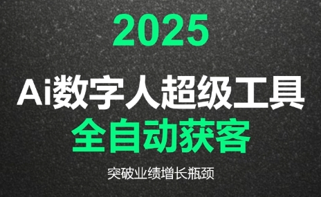 2025Ai数字人工具自动获客-雲鼎文化传媒
