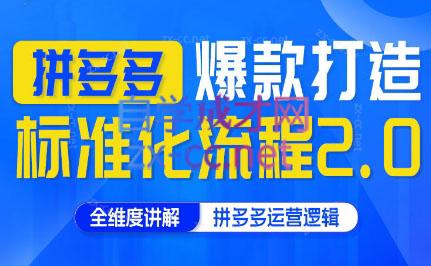 云杉老师·拼多多爆款打造标准化流程2.0-雲鼎文化传媒