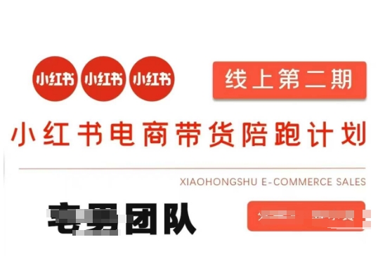 小红书电商带货课2期，月利润20个的小红书电商的有货源，无货源，虚拟产品，付费投流等整套玩法-雲鼎文化传媒