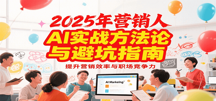 2025年营销实战方法论与避坑指南，利用AI提升营销效率与职场竞争力-雲鼎文化传媒