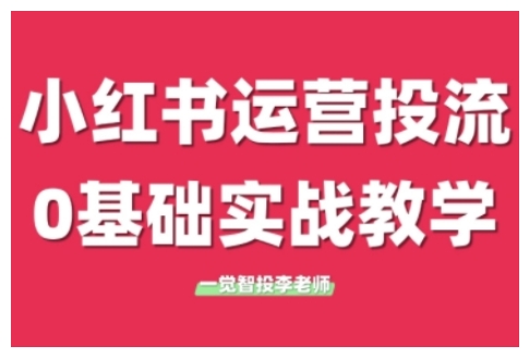 小红书运营投流，小红书广告投放从0到1的实战课，学完即可开始投放(更新)-雲鼎文化传媒