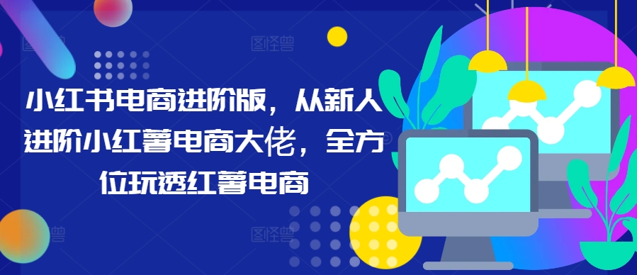 小红书电商进阶版，从新人进阶小红薯电商大佬，全方位玩透红薯电商-雲鼎文化传媒