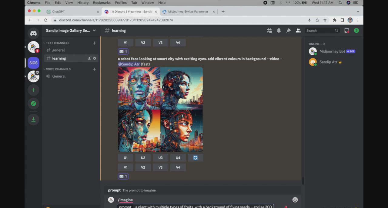 图片[2]-ChatGPT4 和 MidJourney AI 绘画聊天革命性指南教程-33节视频课-中英字幕-雲鼎文化传媒